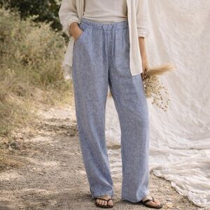 Onia light chambray linen pants